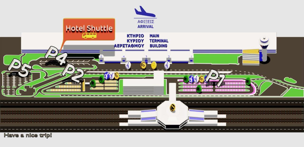 Gk Airport Suites - Free Shuttle By Gk Properties Markópoulon Екстериор снимка